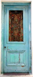 Voir le détail de cette oeuvre: La porte bleue
